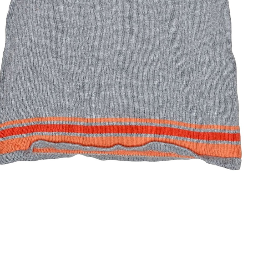 Gymboree Pumpkin Applique Sleeveless Grey Sweater Dress Size 5T - Picture 3 of 4